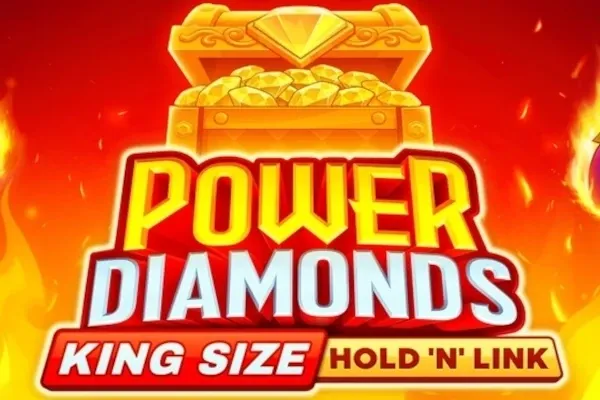 Power Diamonds King Size free slot background