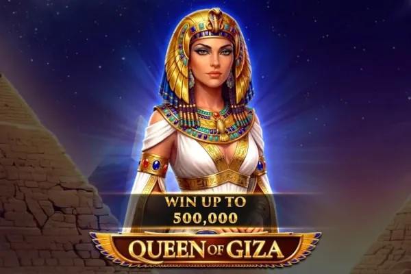 Queen of Giza free slot background