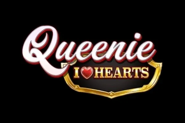 Queenie I Love Hearts free slot background