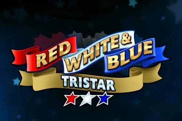 Red, White & Blue Tristar free slot background
