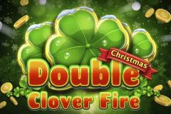 Double Clover Fire Christmas free slot background