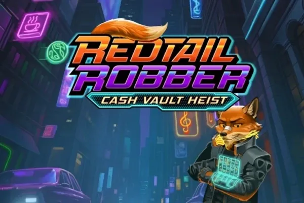 Redtail Robber Cash Vault Heist free slot background