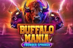 Buffalo Mania: Thunder Springs free slot background