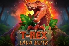 T-Rex Lava Blitz free slot background