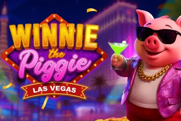 Winnie the Piggie Las Vegas free slot background