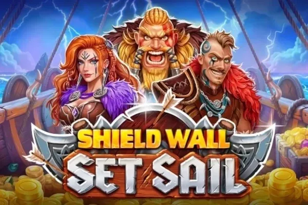 Shield Wall Set Sail free slot background