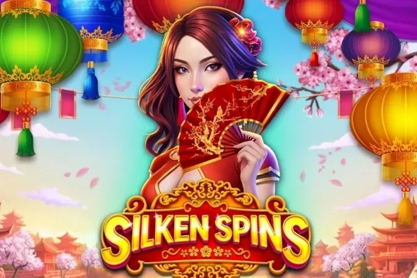 Silken Spins free slot background