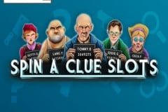 Spin a Clue Slots free slot background