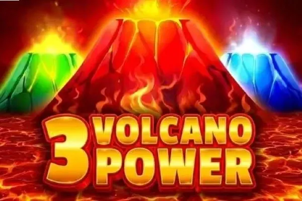 3 Volcano Power free slot background