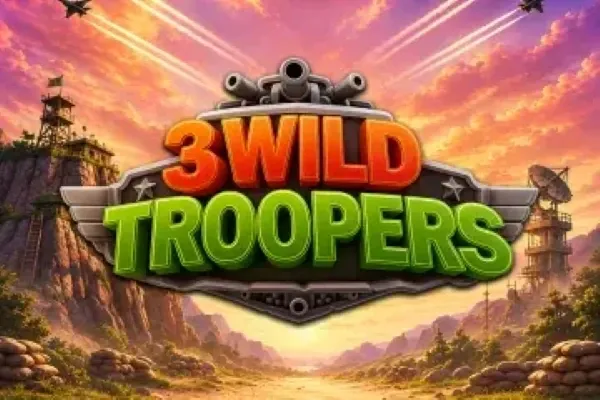 3 Wild Troopers free slot background