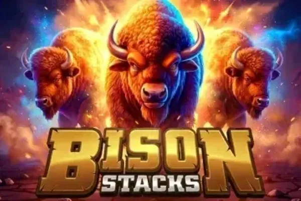 Bison Stacks free slot background