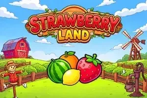 Strawberry Land free slot background