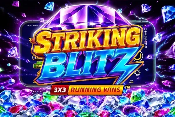 Striking Blitz: Running Wins 3x3™ free slot background