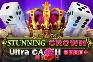 Stunning Crown Cash Mesh Ultra Dice free slot background