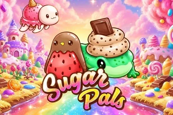 Sugar Pals free slot background