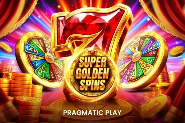 Super Golden Spins free slot background