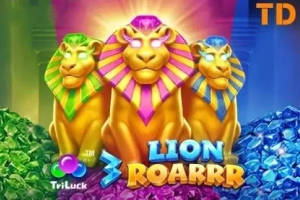 3 Lion Roarrr free slot background