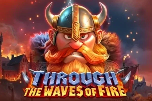 Through the waves of Fire free slot background