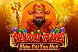 Treasure Sparks free slot background