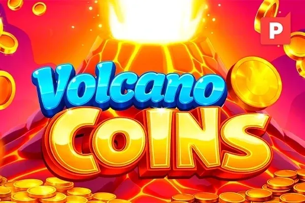 Volcano Coins free slot background