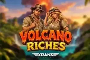 Volcano Riches free slot background