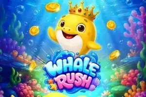 Whale Rush free slot background
