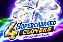 4 Supercharged Clovers: Hold and Win free slot background