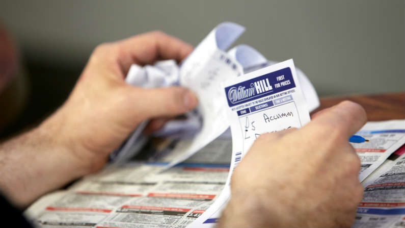 A William Hill betting slip
