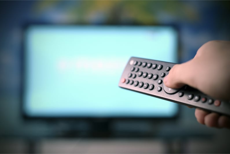 TV and remote control