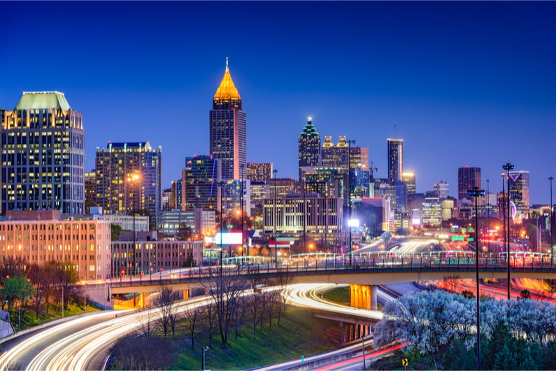 Downtown Atlanta, Georgia, skyline
