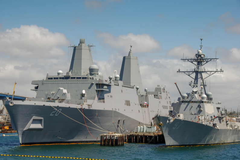 US Navy ships