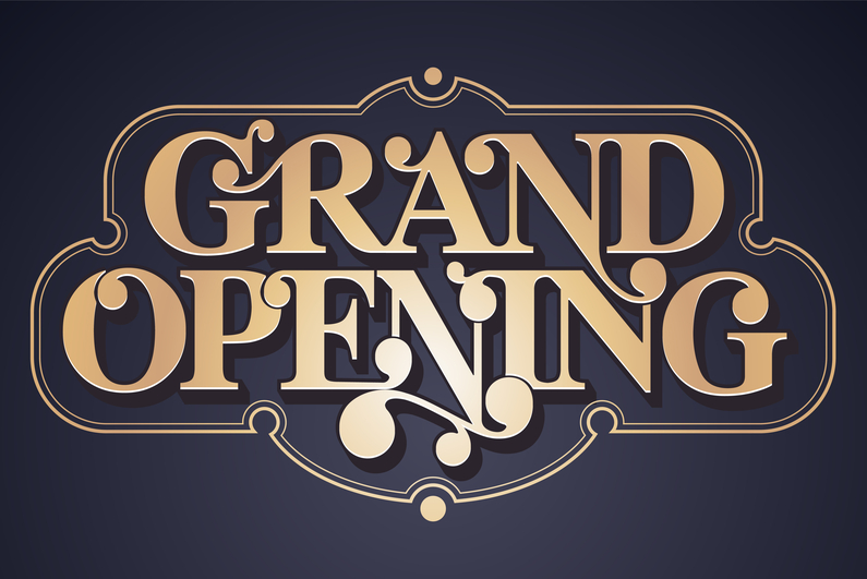 Grand Opening sign