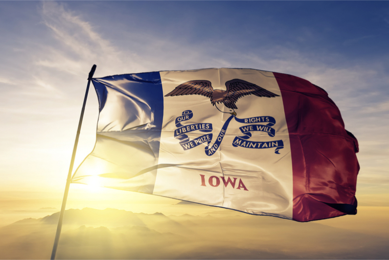 Iowa state flag