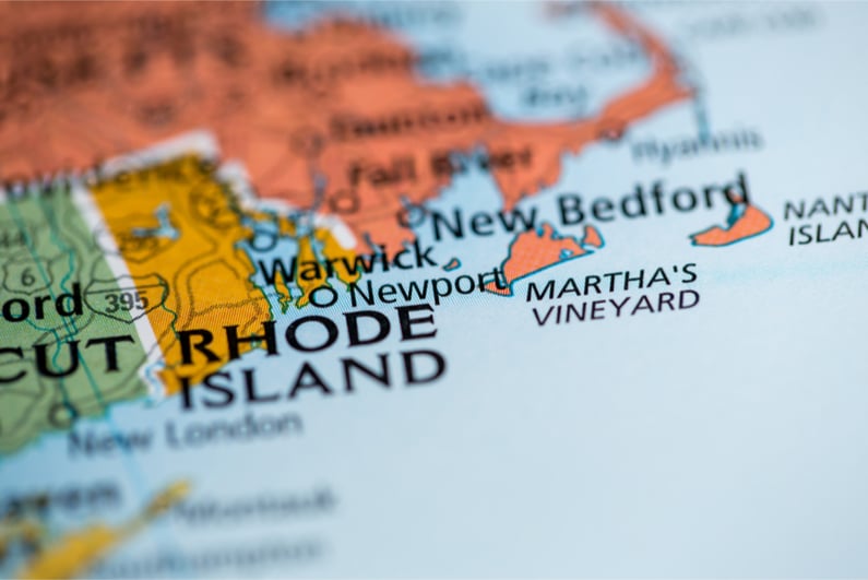 Map of Rhode Island