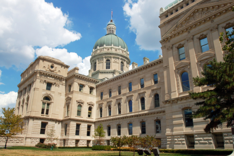 Indiana state capitol building