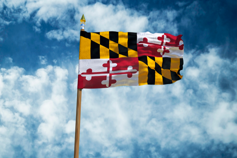 The flag of Maryland