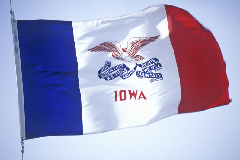 State flag of Iowa