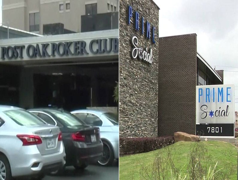 Two poker clubs that were raided