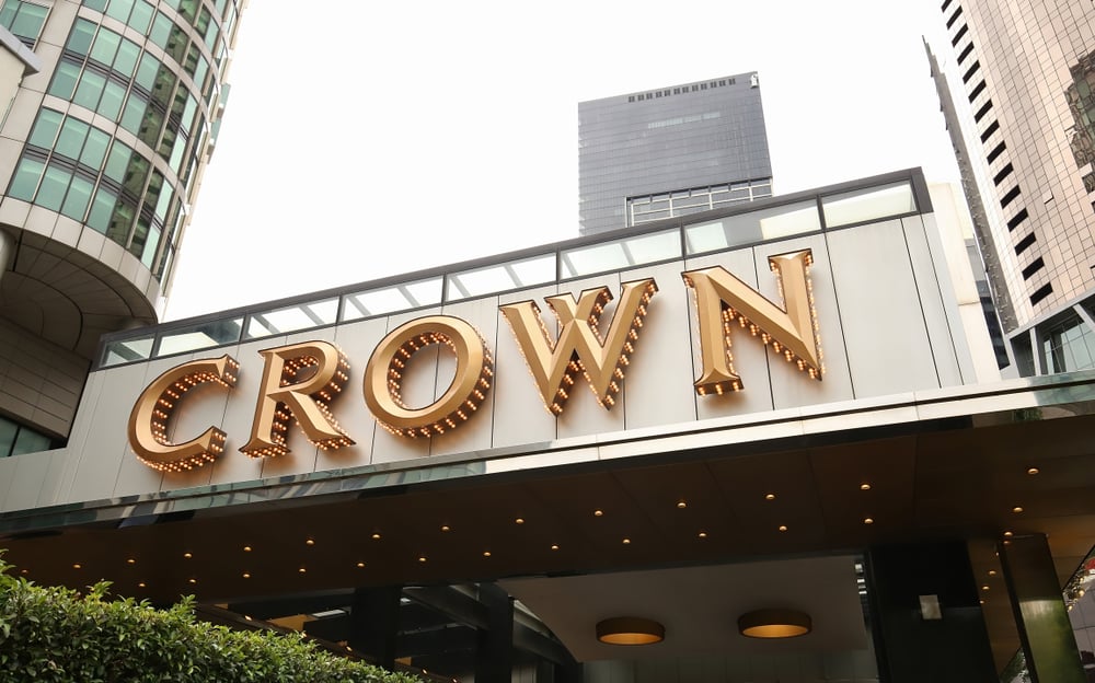 Crown casino facade in Melbourne Australia