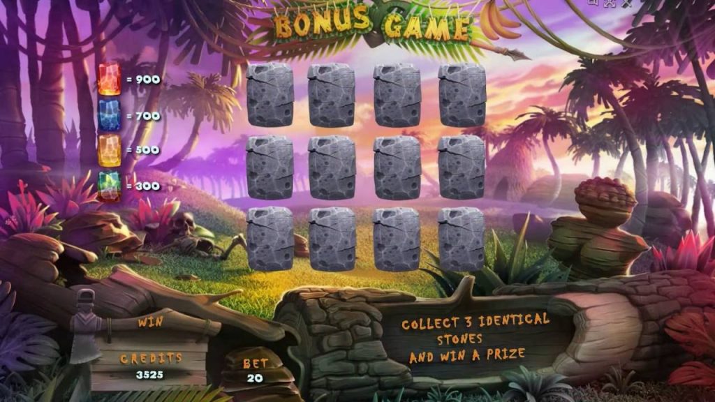 Totem Island slot machine bonus round