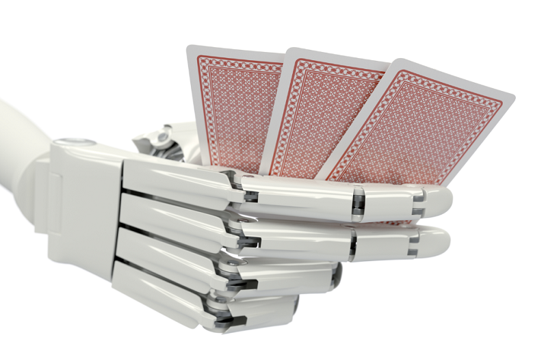 robot-hand-holding-playing-cards