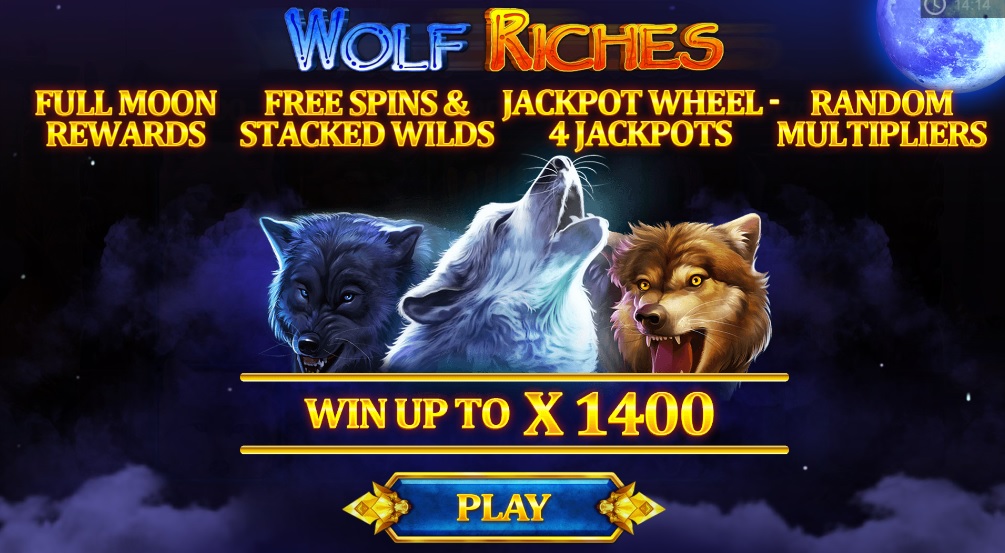 Wolf Riches slot reels