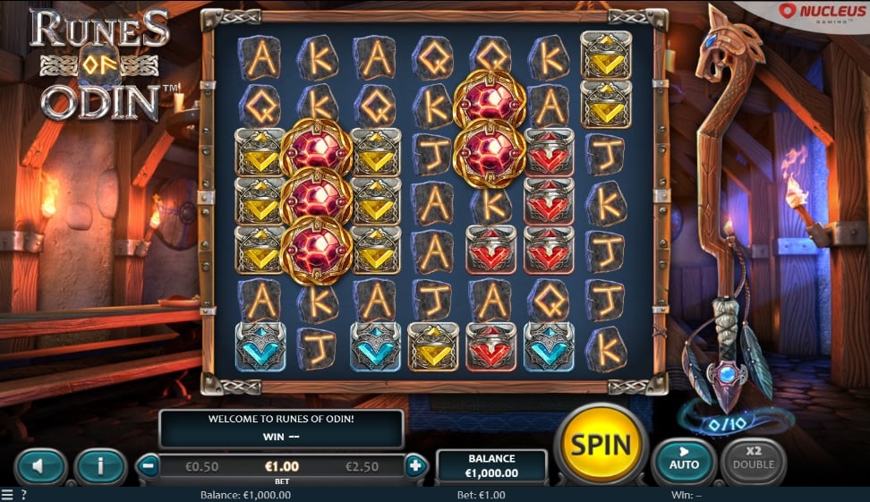 Nucleus Gaming's Runes of Odin slot reels