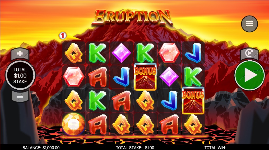 Eruption slot by Core Gaming