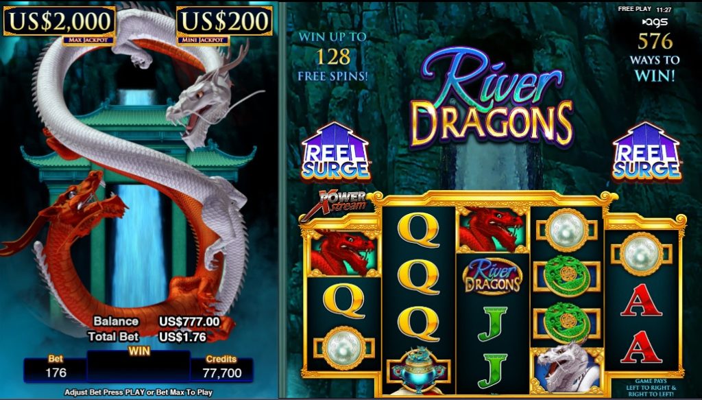 River Dragons slot by AGS