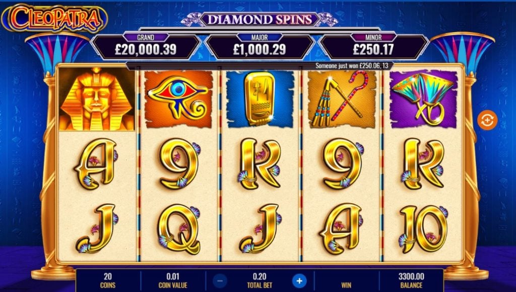 Cleopatra Diamond Spins by IGT