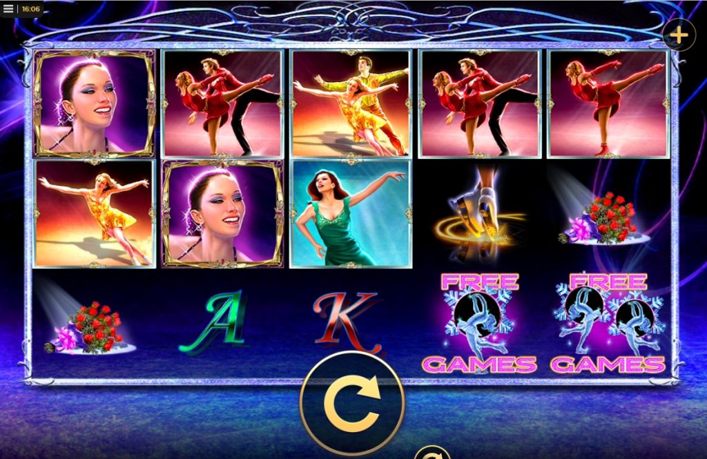 Glory on Ice slot reels by High 5 Games