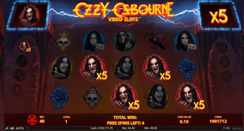 Ozzy Osbourne slot by NetEnt