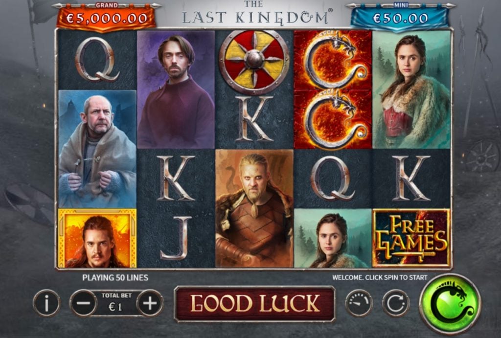 The Last Kingdom slot by Skywind