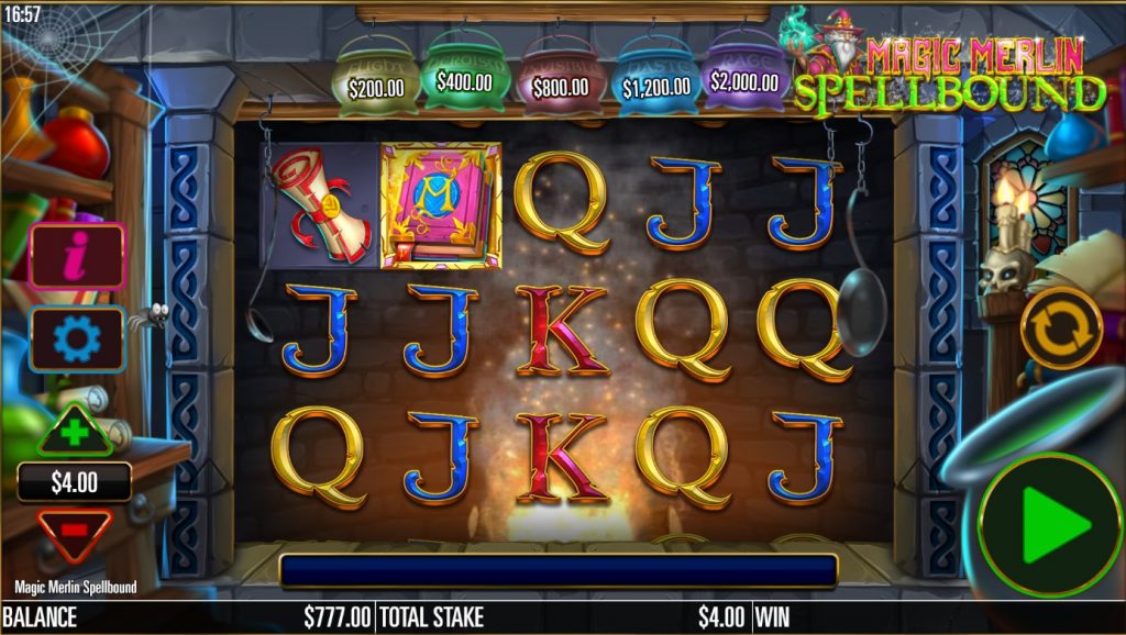 Magic Merlin Spellbound slot by Storm Gaming Technology